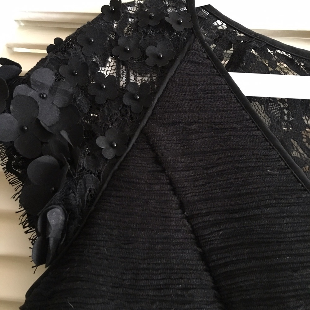 Anthropologie Maeve NightShade Little Black Dress - Picture 5 of 7